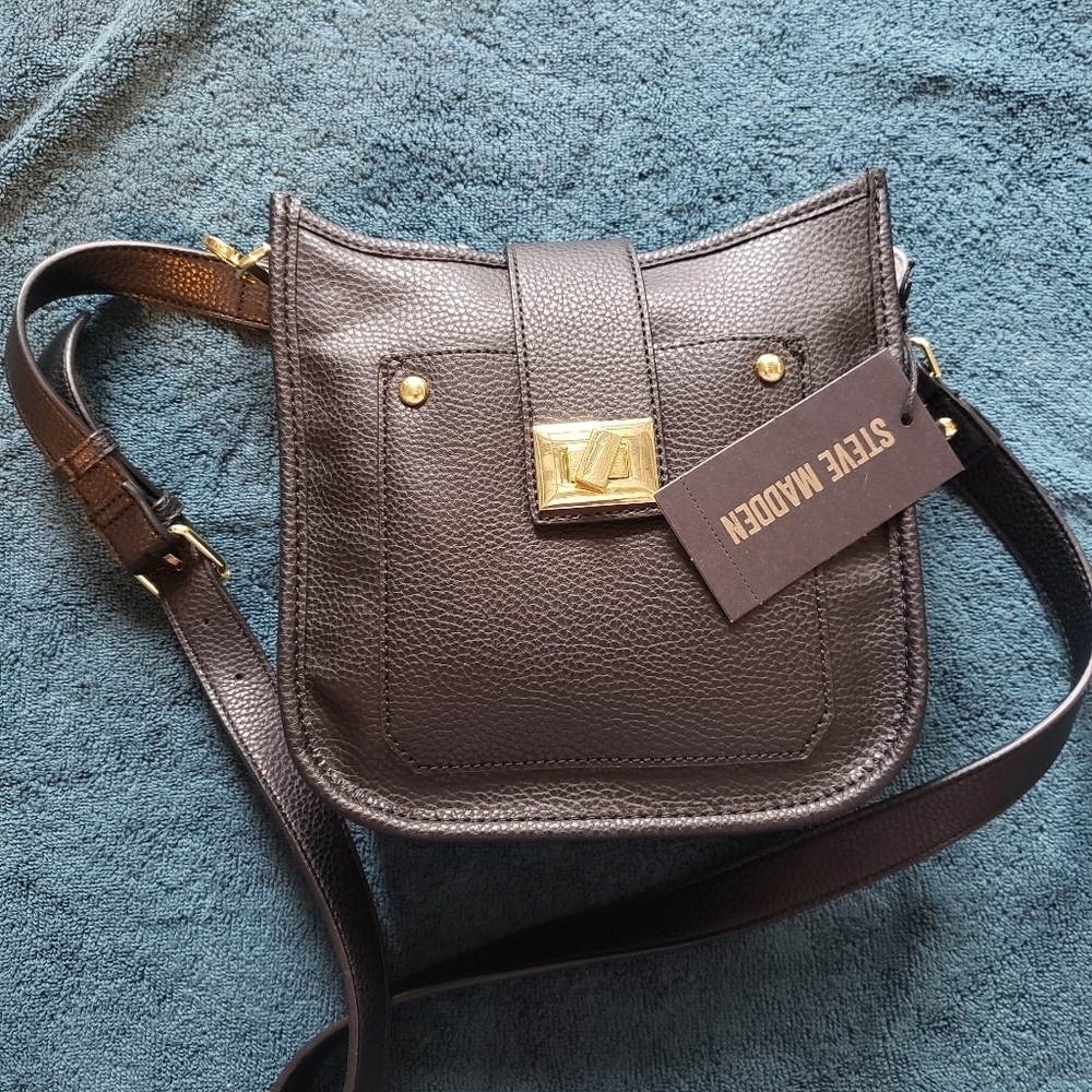 𝅺STEVE Madden Black Crossbag 💥